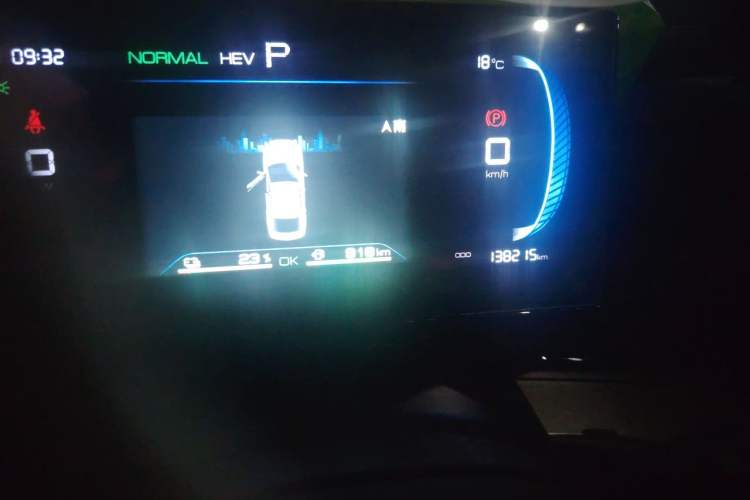 Used BYD Qin PLUS 2023 Champion Edition DM-i 55KM Superior Model Odometer Close Up