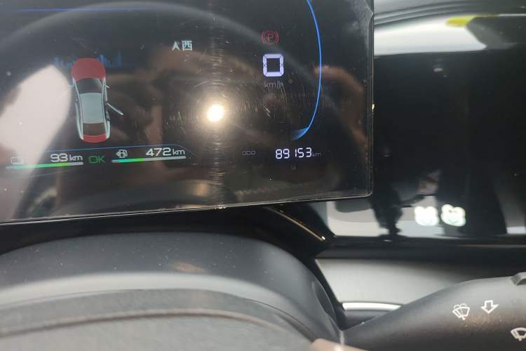 Used BYD Qin PLUS 2023 Champion Edition DM-i 120KM Leading Model Odometer Close Up