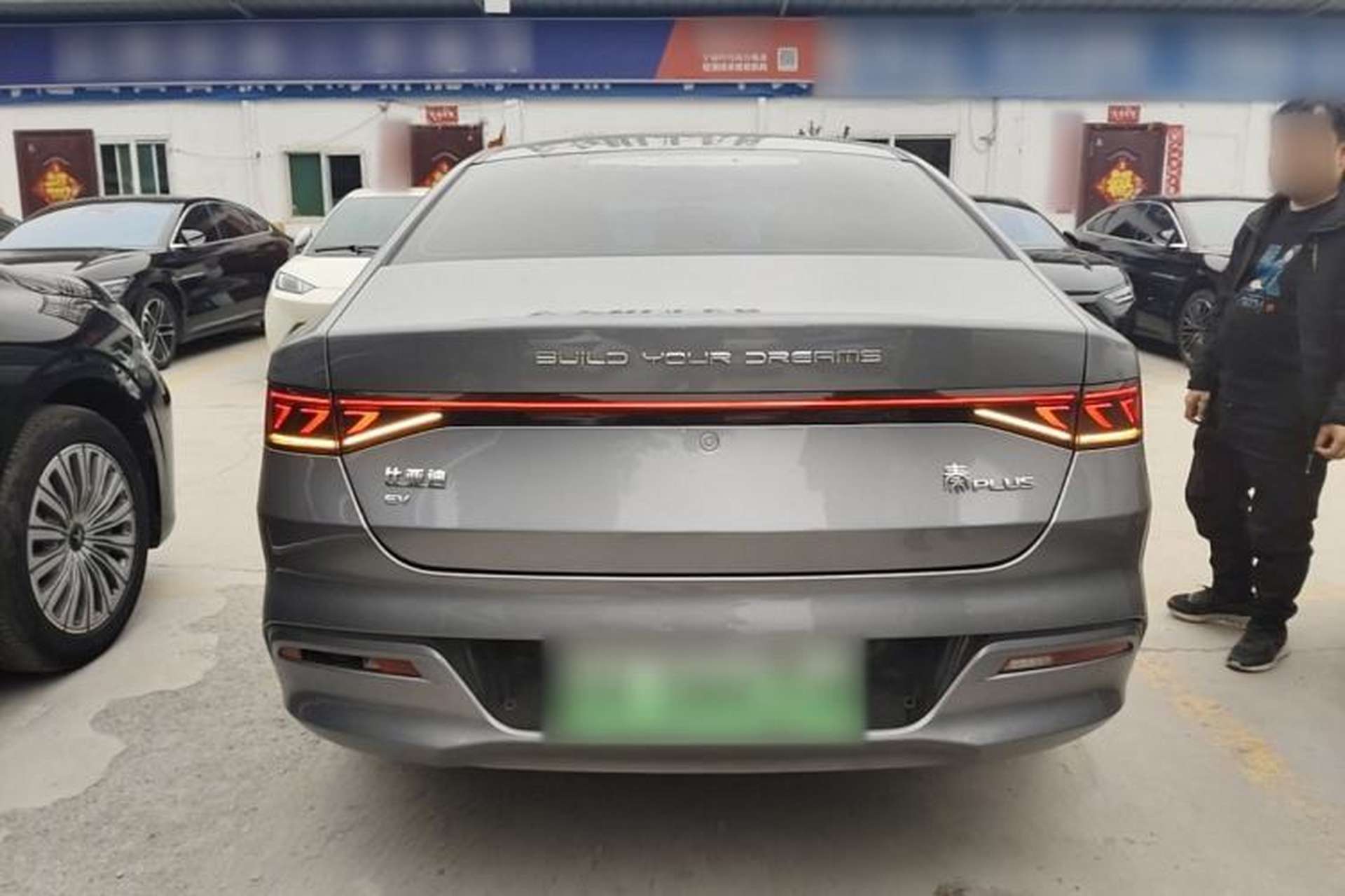 Used BYD Qin PLUS 2023 Champion Edition EV 420KM Leading Model Rear