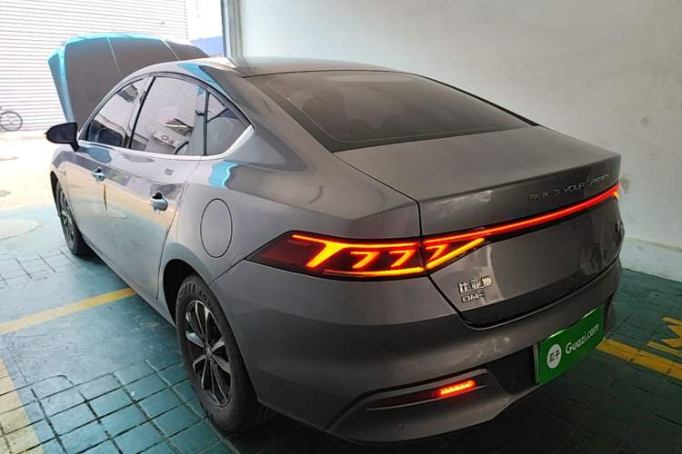 Used BYD Qin PLUS 2023 Champion Edition DM-i 55KM Leading Model Rear Left 45 Deg