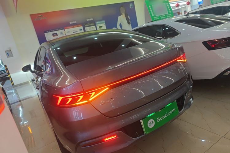 Used BYD Qin PLUS 2023 Champion Edition DM-i 55KM Leading Model Rear Left 45 Deg