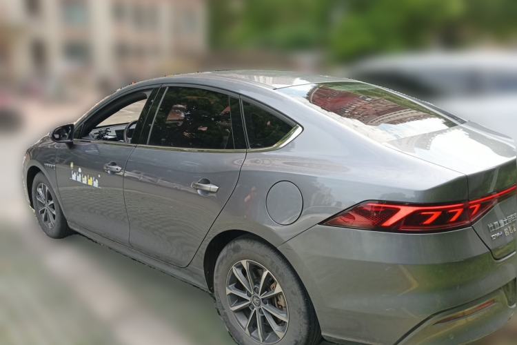 Used BYD Qin PLUS 2023 Champion Edition DM-i 55KM Leading Model Rear Left 45 Deg