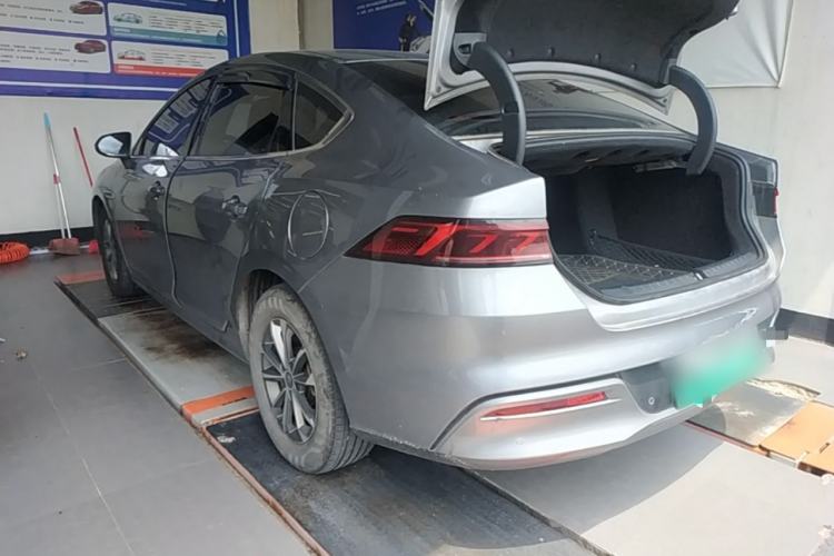 Used BYD Qin PLUS 2023 Champion Edition DM-i 55KM Leading Model Rear Left 45 Deg