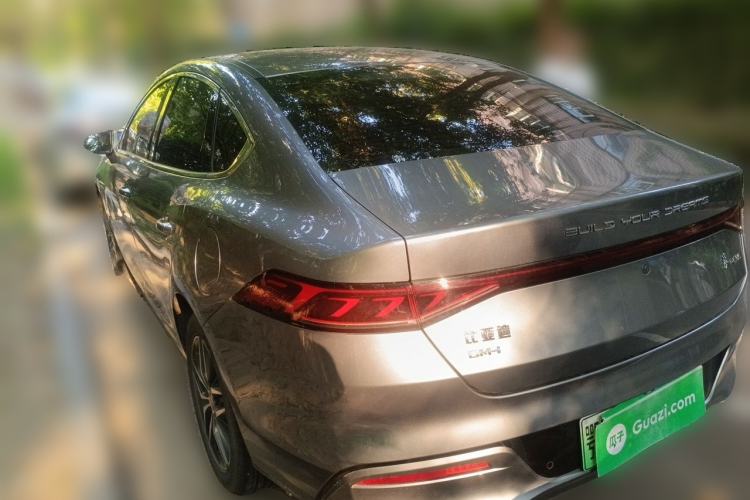 Used BYD Qin PLUS 2023 Champion Edition DM-i 120KM Beyond Model Rear Left 45 Deg