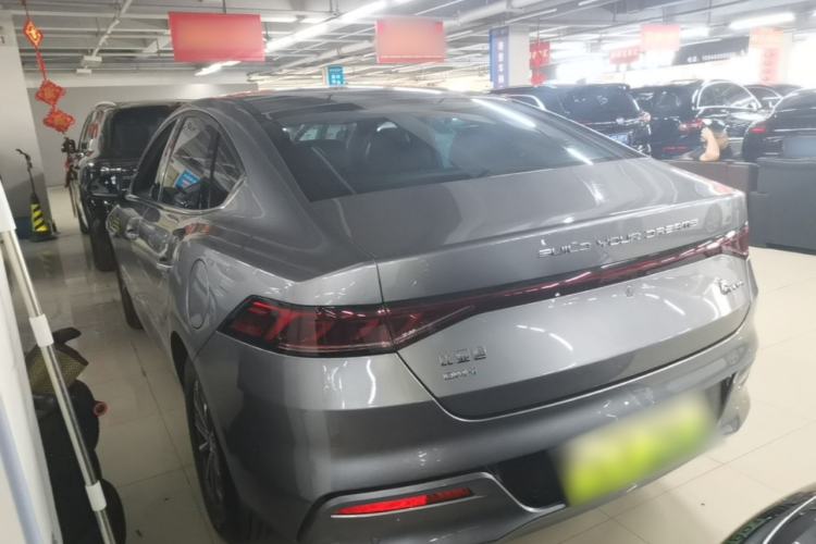 Used BYD Qin PLUS 2023 Champion Edition DM-i 55KM Leading Model Rear Left 45 Deg