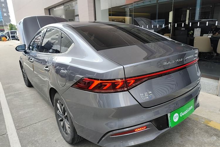Used BYD Qin PLUS 2023 Champion Edition DM-i 55KM Leading Model Rear Left 45 Deg