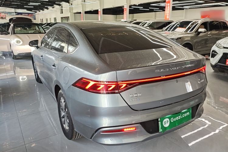 Used BYD Qin PLUS 2023 Champion Edition DM-i 55KM Leading Model Rear Left 45 Deg