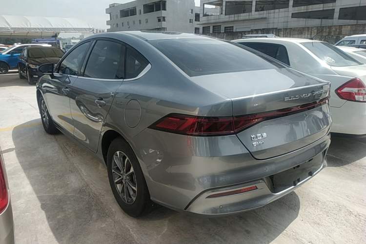 Used BYD Qin PLUS 2023 Champion Edition DM-i 55KM Leading Model Rear Left 45 Deg