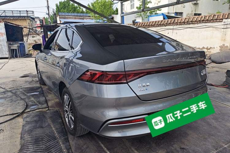 Used BYD Qin PLUS 2023 Champion Edition DM-i 55KM Superior Model Rear Left 45 Deg