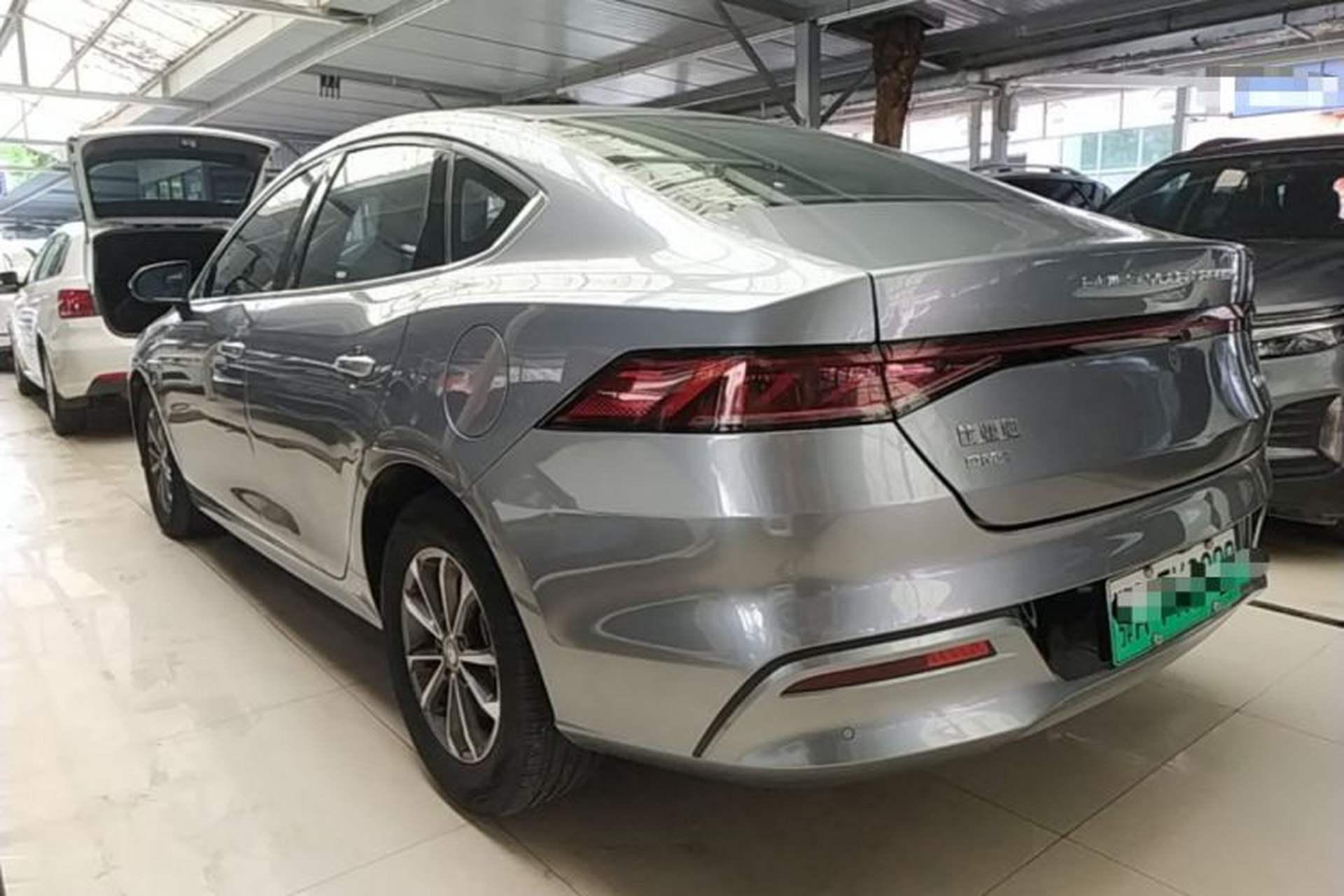 Used BYD Qin PLUS 2023 Champion Edition DM-i 55KM Leading Model Rear Left 45 Deg