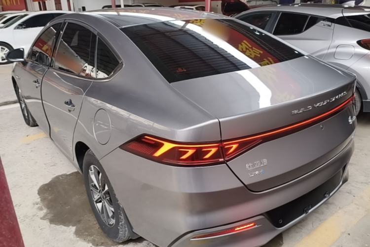 Used BYD Qin PLUS 2023 Champion Edition DM-i 55KM Leading Model Rear Left 45 Deg