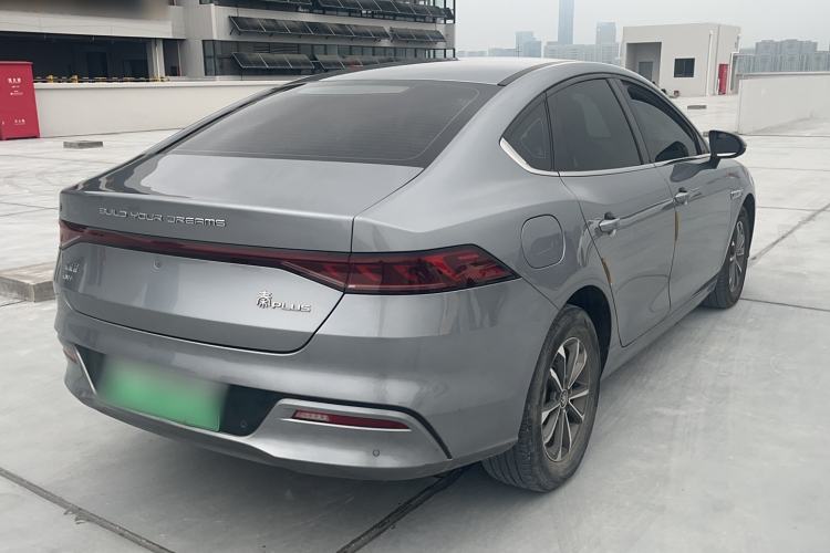 Used BYD Qin PLUS 2023 Champion Edition DM-i 55KM Leading Model Rear Right 45 Deg