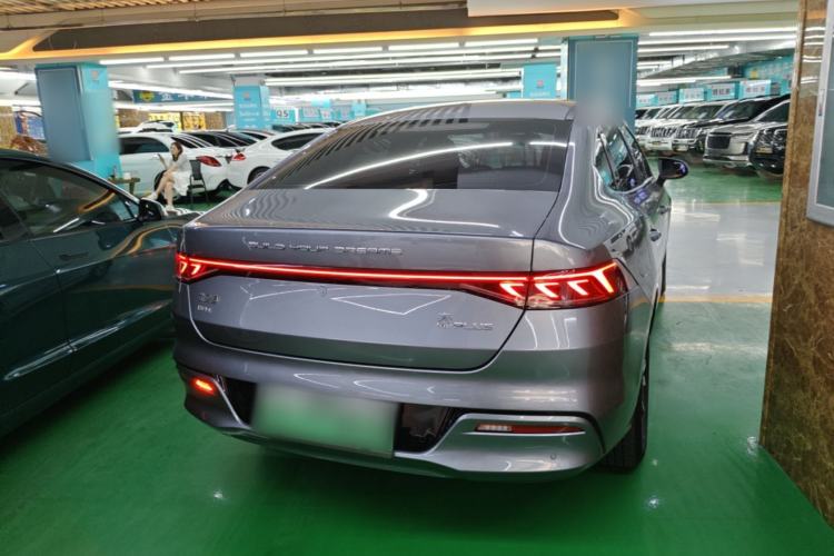Used BYD Qin PLUS 2023 Champion Edition DM-i 55KM Leading Model Rear Right 45 Deg
