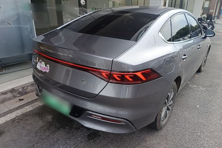 Used BYD Qin PLUS 2023 Champion Edition DM-i 55KM Leading Model Rear Right 45 Deg