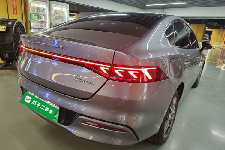 Used BYD Qin PLUS 2023 Champion Edition DM-i 120KM Beyond Model Rear Right 45 Deg