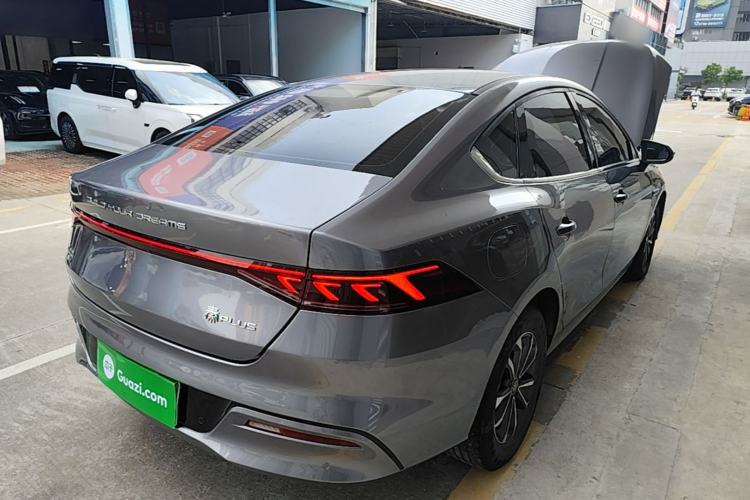 Used BYD Qin PLUS 2023 Champion Edition DM-i 55KM Leading Model Rear Right 45 Deg