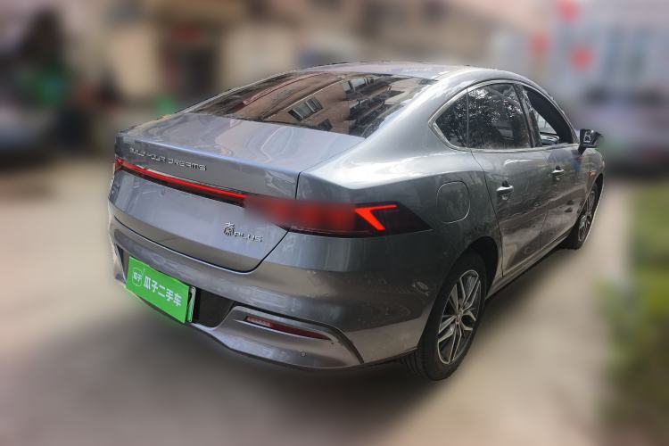Used BYD Qin PLUS 2023 Champion Edition EV 420KM Leading Model Rear Right 45 Deg