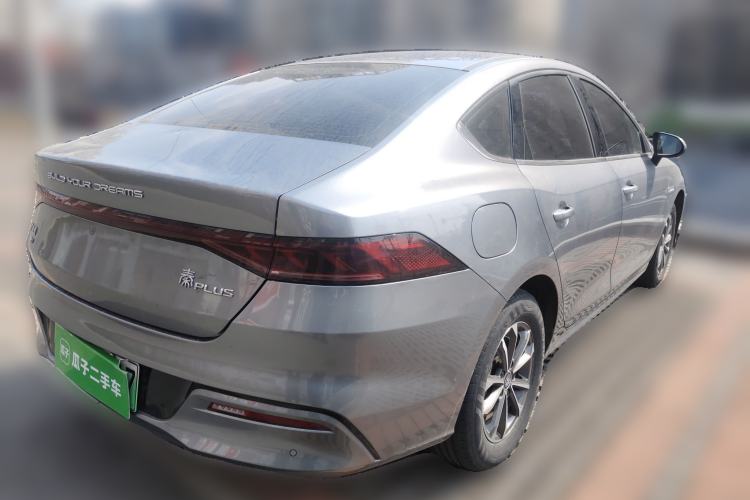 Used BYD Qin PLUS 2023 Champion Edition DM-i 55KM Leading Model Rear Right 45 Deg