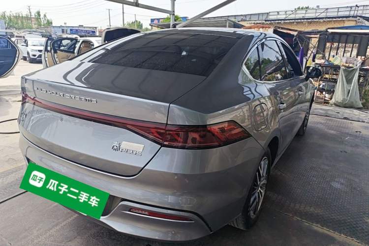 Used BYD Qin PLUS 2023 Champion Edition DM-i 55KM Superior Model Rear Right 45 Deg