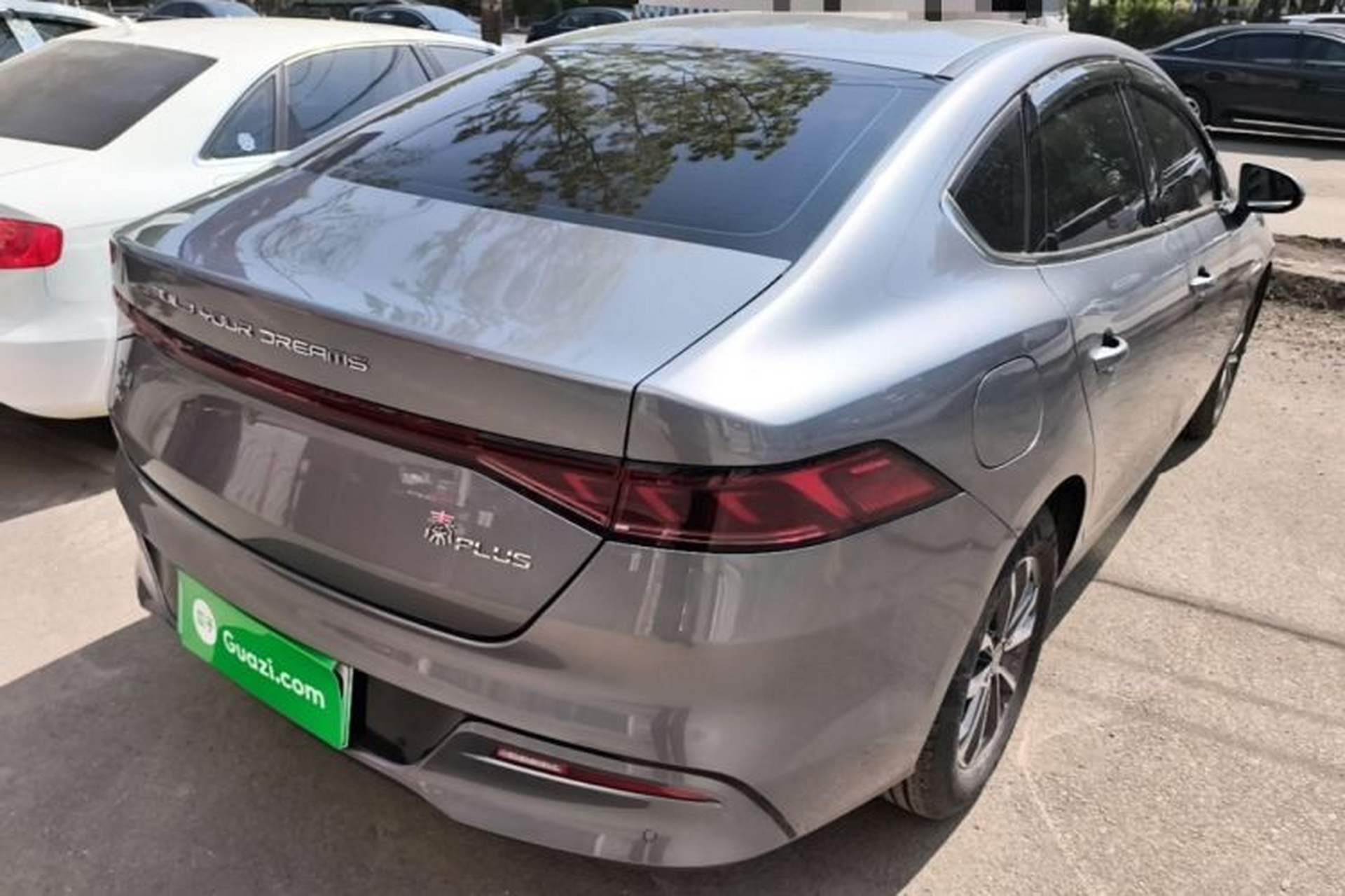 Used BYD Qin PLUS 2023 Champion Edition DM-i 55KM Leading Model Rear Right 45 Deg