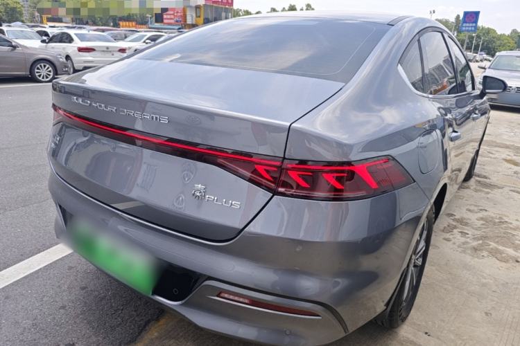 Used BYD Qin PLUS 2023 Champion Edition DM-i 55KM Leading Model Rear Right 45 Deg