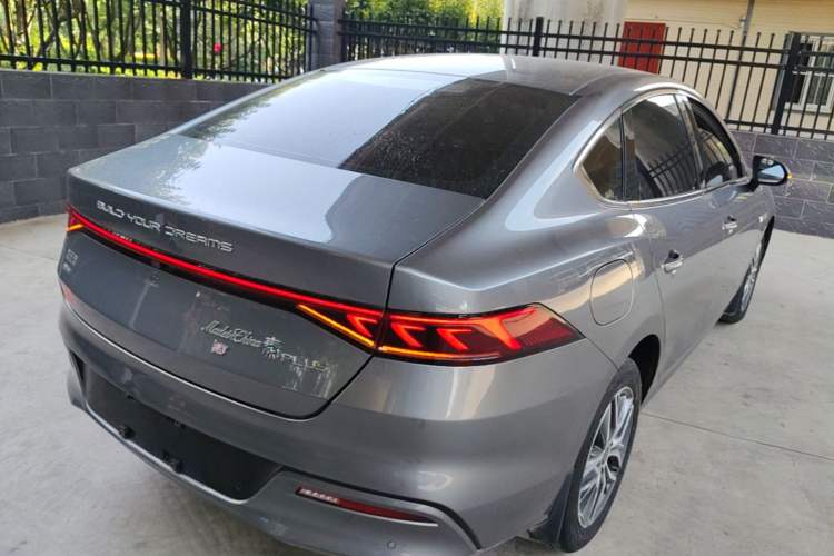 Used BYD Qin PLUS 2023 Champion Edition DM-i 120KM Leading Model Rear Right 45 Deg