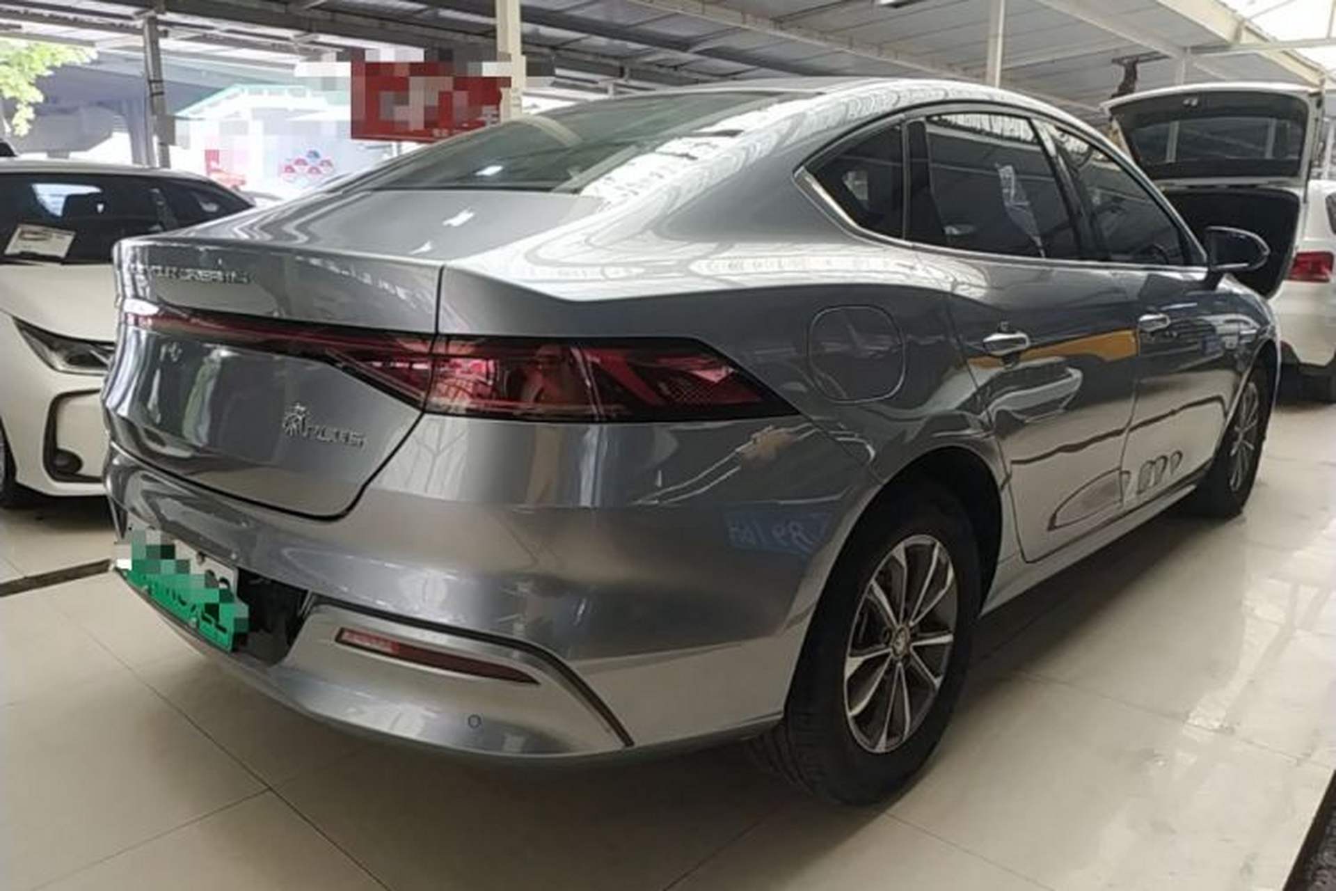 Used BYD Qin PLUS 2023 Champion Edition DM-i 55KM Leading Model Rear Right 45 Deg