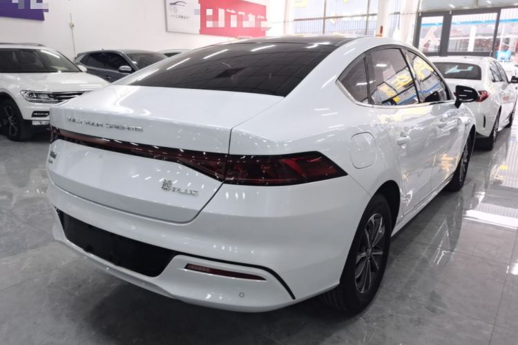 Used BYD Qin PLUS 2023 Champion Edition DM-i 55KM Leading Model Rear Right 45 Deg