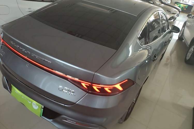 Used BYD Qin PLUS 2023 Champion Edition DM-i 55KM Leading Model Rear Right 45 Deg