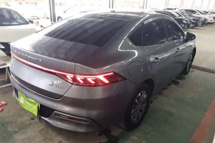 Used BYD Qin PLUS 2023 Champion Edition DM-i 55KM Leading Model Rear Right 45 Deg