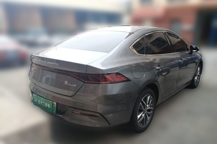 Used BYD Qin PLUS 2023 Champion Edition EV 420KM Leading Model Rear Right 45 Deg