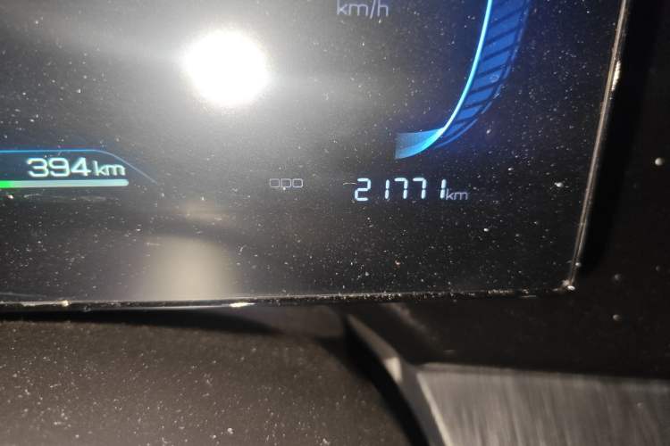 Used BYD Qin PLUS 2023 Champion Edition DM-i 55KM Leading Model Odometer Close Up