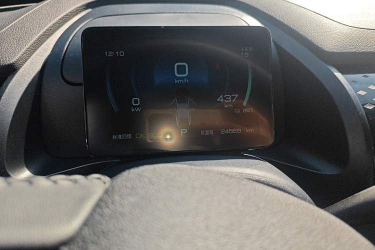 Used BYD Qin PLUS 2023 EV 510KM Travel Edition Odometer Close Up