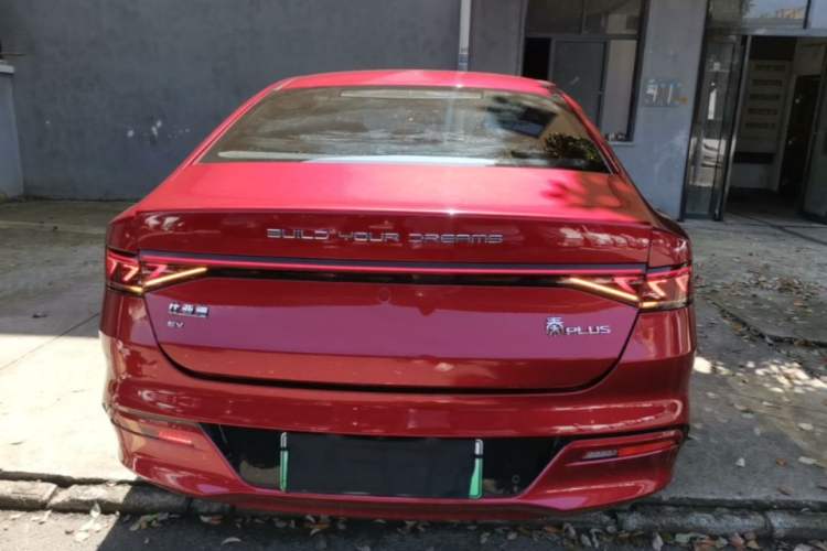 Used BYD Qin PLUS 2023 Champion Edition EV 510KM Leading Model Rear