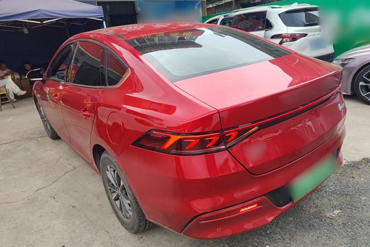Used BYD Qin PLUS 2023 Champion Edition DM-i 55KM Leading Model Rear Left 45 Deg