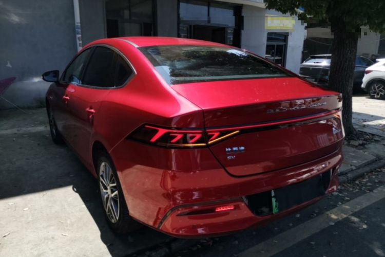 Used BYD Qin PLUS 2023 Champion Edition EV 510KM Leading Model Rear Left 45 Deg