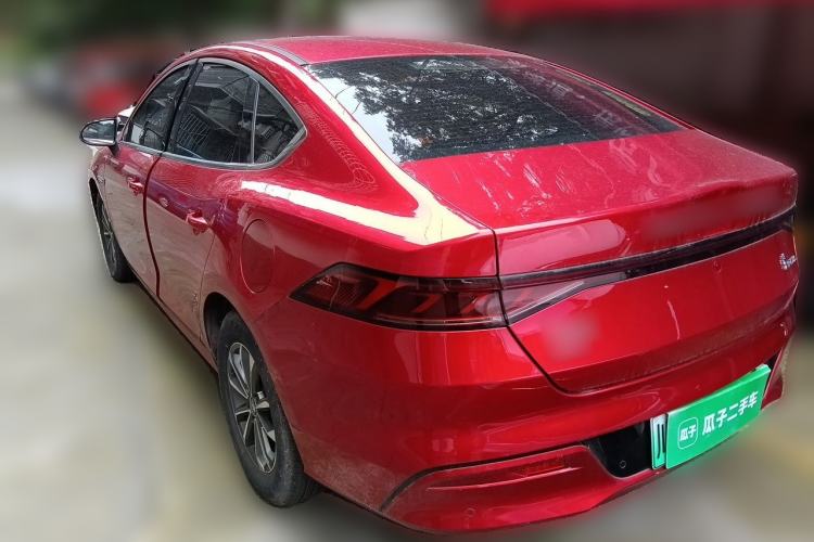 Used BYD Qin PLUS 2023 Champion Edition DM-i 55KM Leading Model Rear Left 45 Deg