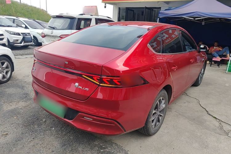 Used BYD Qin PLUS 2023 Champion Edition DM-i 55KM Leading Model Rear Right 45 Deg