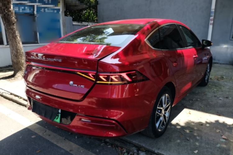Used BYD Qin PLUS 2023 Champion Edition EV 510KM Leading Model Rear Right 45 Deg