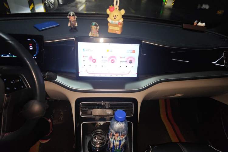 Used BYD Qin PLUS 2023 Champion Edition DM-i 55KM Superior Model Audio And AC Panel