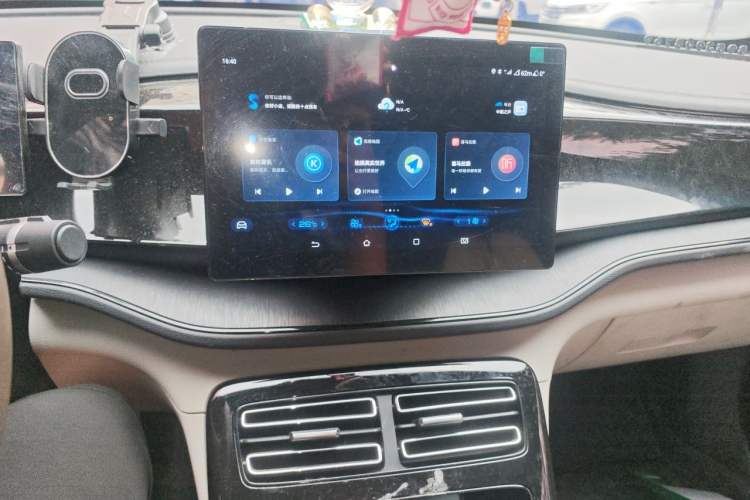 Used BYD Qin PLUS 2023 Champion Edition DM-i 55KM Leading Model Audio And AC Panel