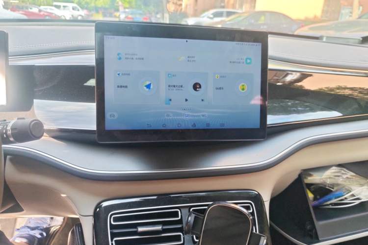 Used BYD Qin PLUS 2023 Champion Edition EV 420KM Superior Model Audio And AC Panel