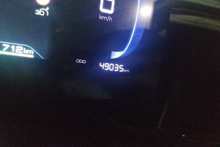Used BYD Qin PLUS 2023 Champion Edition DM-i 120KM Excellence Model Odometer Close Up