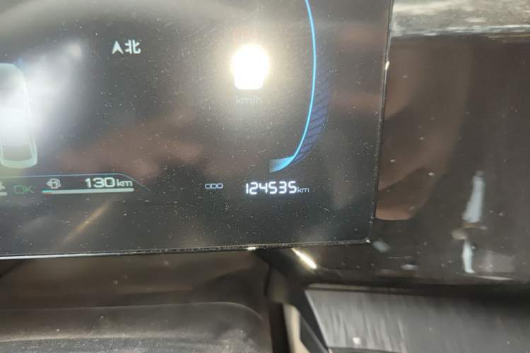Used BYD Qin PLUS 2023 Champion Edition DM-i 55KM Leading Model Odometer Close Up