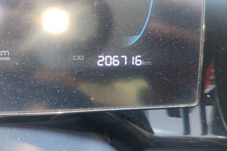 Used BYD Qin PLUS 2023 Champion Edition DM-i 55KM Leading Model Odometer Close Up