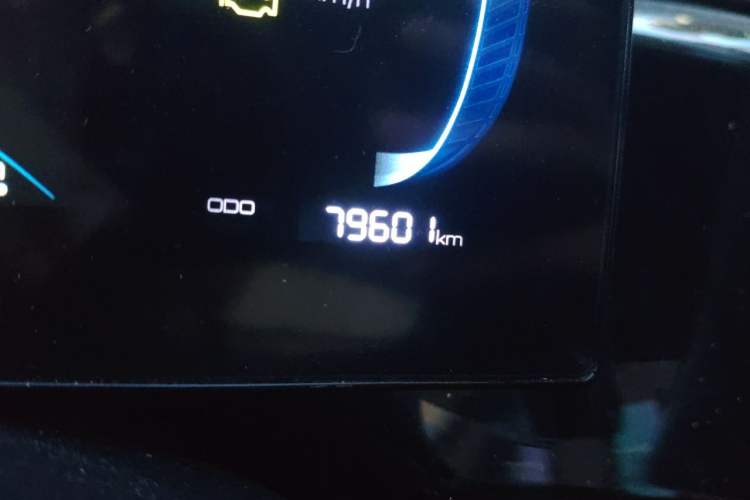 Used BYD Qin PLUS 2023 Champion Edition DM-i 55KM Leading Model Odometer Close Up