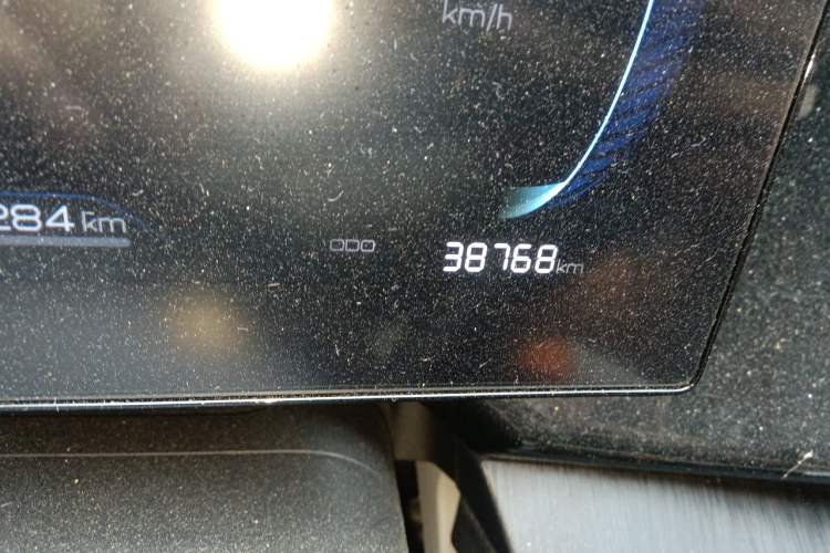 Used BYD Qin PLUS 2023 Champion Edition DM-i 55KM Leading Model Odometer Close Up