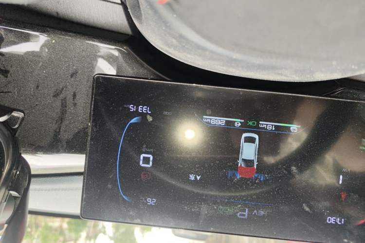 Used BYD Qin PLUS 2023 Champion Edition DM-i 55KM Leading Model Odometer Close Up