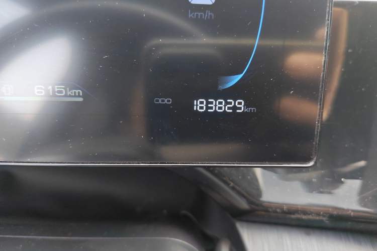Used BYD Qin PLUS 2023 Champion Edition DM-i 55KM Leading Model Odometer Close Up