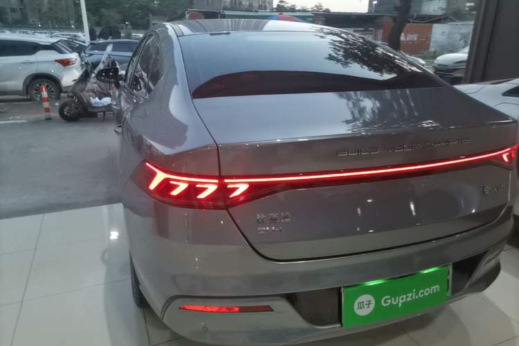 Used BYD Qin PLUS 2023 Champion Edition DM-i 55KM Leading Model Rear Left 45 Deg
